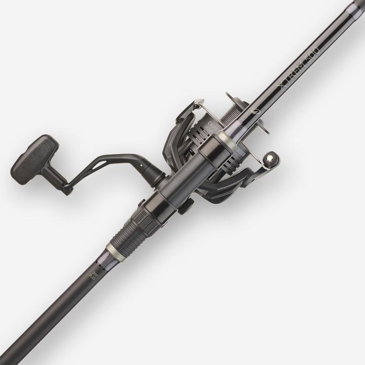 Produktbild Caperlan Angelset Xtrem 500 12' 3 lbs Rute und Rolle Karpfenangeln (Allroundrute, 365.76 cm)