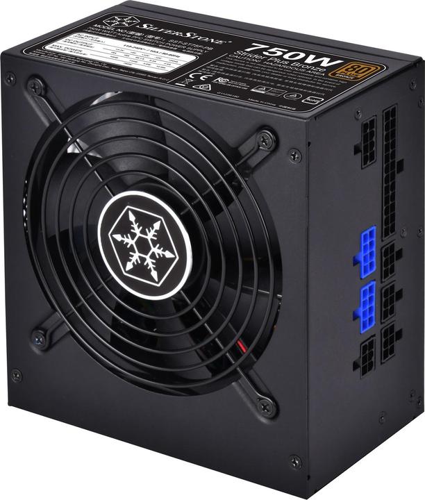 Image du produit Silverstone SST-ST75F-PB - Strider Plus Series, 750W 80 Plus Bronze ATX PC Power Supply, Low Noise 1 (750 W)