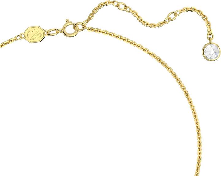 Produktbild Swarovski Gema Halskette Verschiedene Schliffe Blume Grün Gold (Swarovski Metall, 36 - 41 cm)