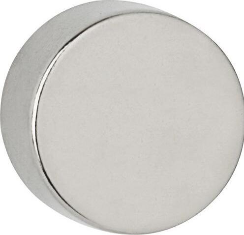 Immagine prodotto Maul Magnete a disco in neodimio, 15 mm, forza adesiva: 8 kg, argento (4 x)