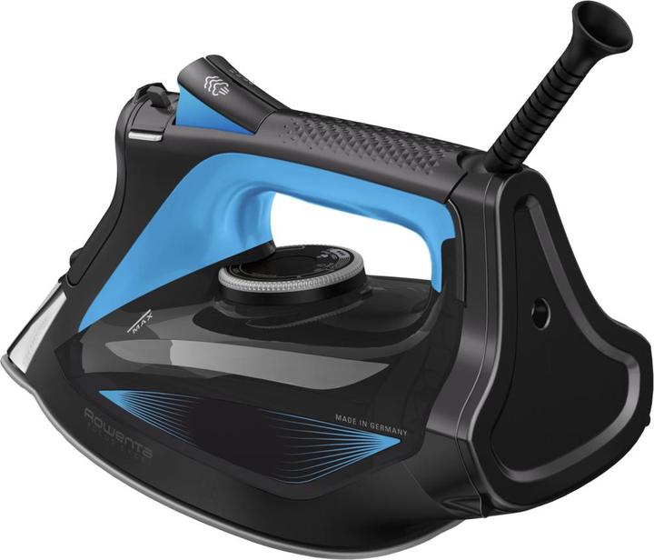 Produktbild Rowenta DW5310 Dampfbügeleisen Microsteam 400 HD Laser 2700 W Schwarz, Blau (2700 W, 180 g/min)