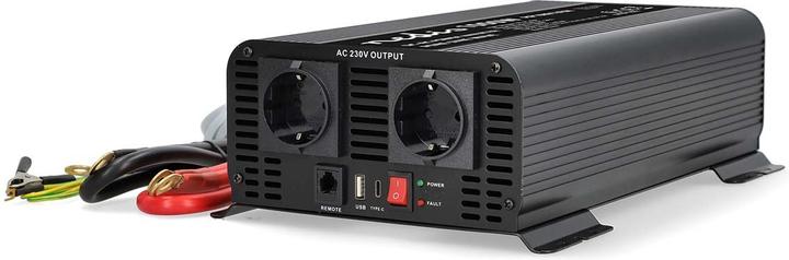 Immagine prodotto Nedis Inverter di potenza Onde sinusoidali pure - Tensione di ingresso: 12 V DC - Connessione uscita