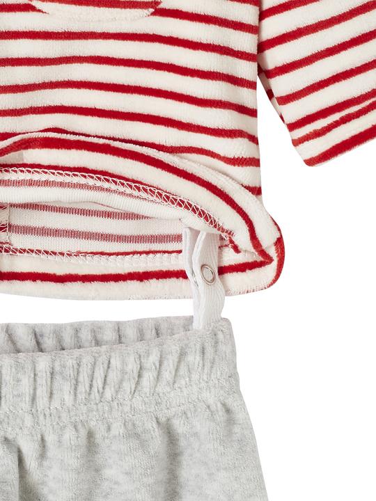 Produktbild Vertbaudet Weihnachtlicher Baby Samt-Schlafanzug Oeko-Tex