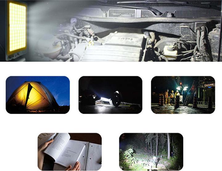 Image du produit Wiltec Lampe télescopique 12V LED V1 Lumière avec Support magnétique pour Camping Tente Excursions