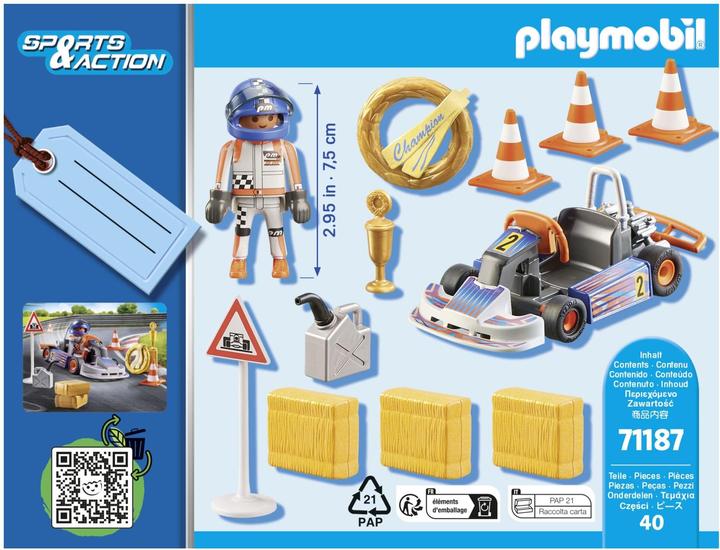 Image du produit Playmobil 71187 Kart de course (71187, Playmobil Sports & Action)
