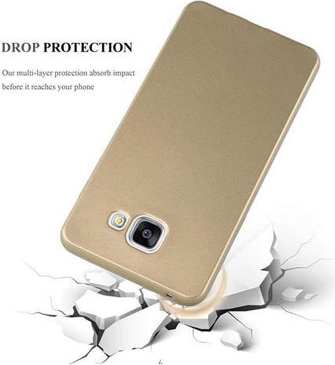 Image du produit Cadorabo Couverture métallique mate TPU (Samsung Galaxy A3 (2016))