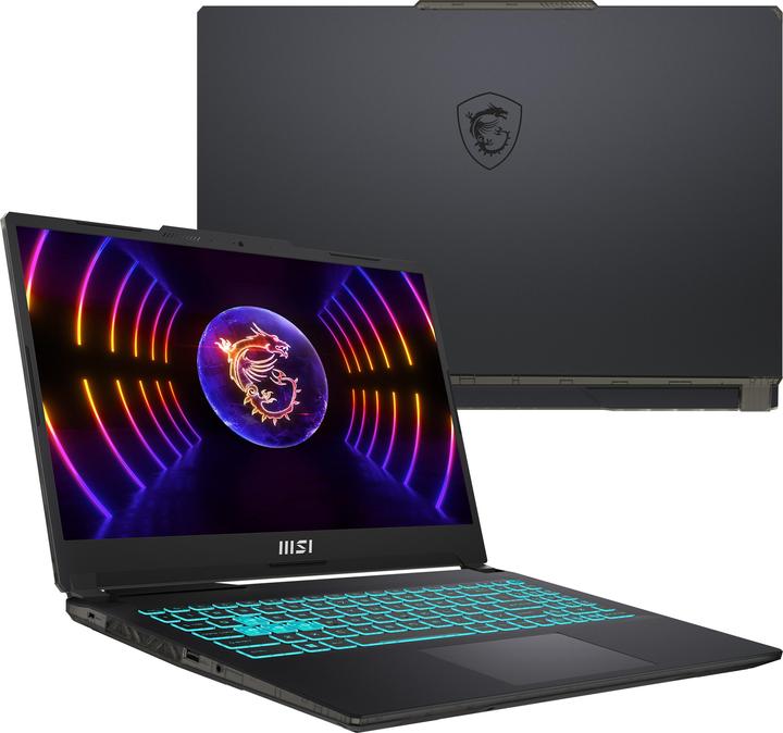 Produktbild MSI Cyborg 15 A13VE-1005 i5 16 N bk DOS (15.60", Intel Core i5-13420H, 16 GB, 512 GB, DE)