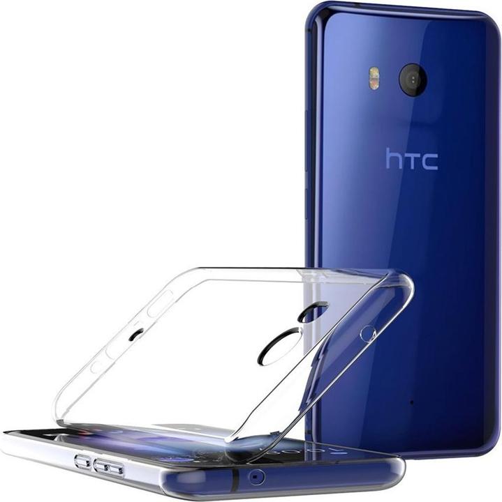 Actual product image König Design HTC U11 Sleeve Transparent Silicone Case Clear Mobile Phone Cover (HTC U11)