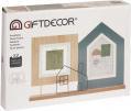 Actual product image Giftdecor double photo frame house