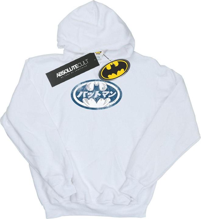 Produktbild Batman Japanese Logo White Kapuzenpullover (XL)