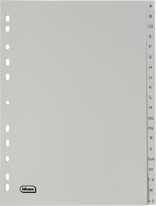 Image du produit Idena Répertoire en plastique A4 A à Z 20 pièces