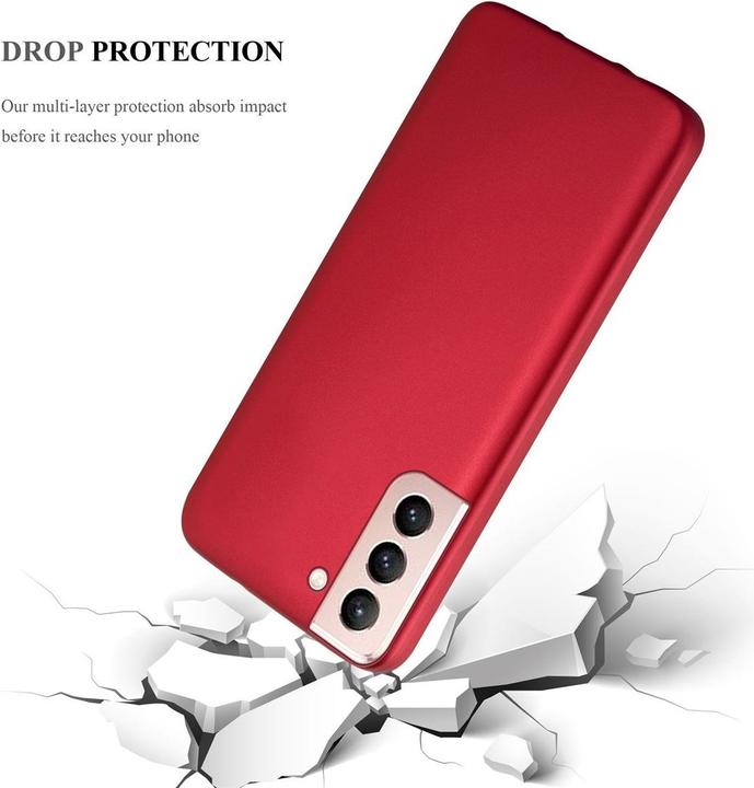 Actual product image Cadorabo TPU Matt Metallic Cover (Samsung Galaxy S21 5G)