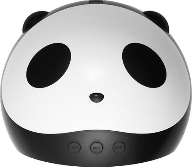 JTI Nagellampe mit LED/UV-Licht - Panda (Schwarz, Weiss)