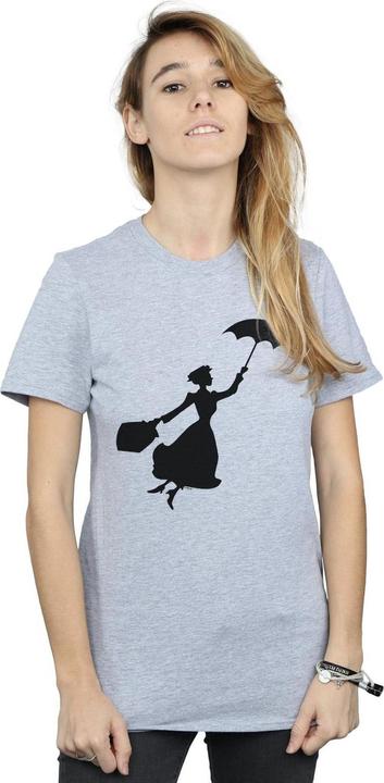 Immagine prodotto Disney Mary Poppins Flying Silhouette Maglietta Ampia Donna (L)