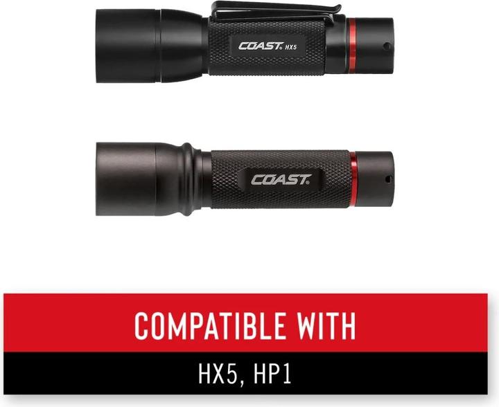Actual product image Coast ZX210 rechargeable battery for HX5 and HP1