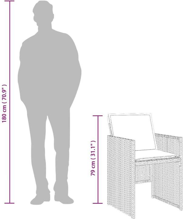 Produktbild VidaXL Oberriexingen (106 cm)
