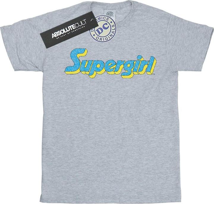 Actual product image Mens Supergirl Crackle Logo T-Shirt (M)