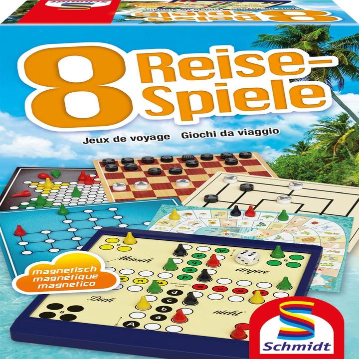 Produktbild Schmidt Spiele 8 Reise-Spiele - Magnetisch (Deutsch)