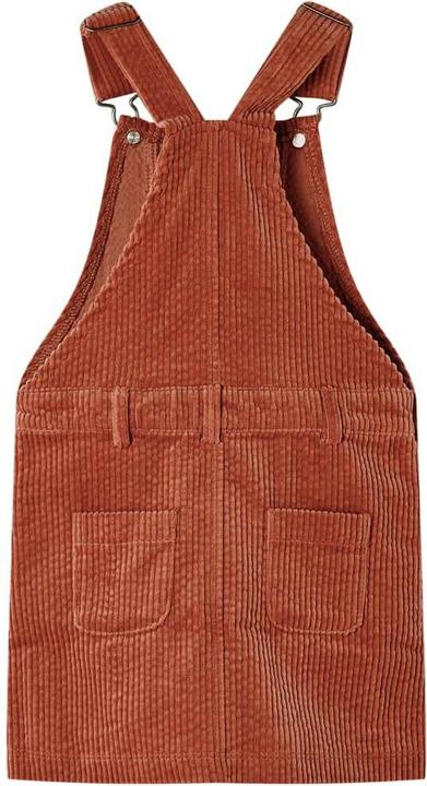 Actual product image VidaXL Children's dungaree dress corduroy cognac 104,Material: 100 (104)
