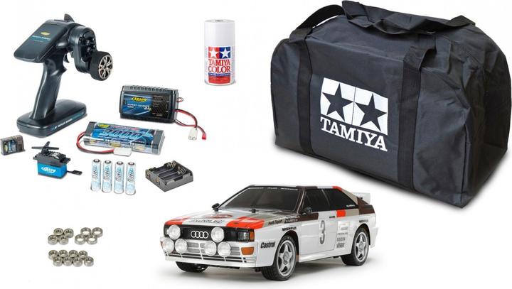 Actual product image Tamiya Audi Quattro Rally Set TT-02 (Kit)