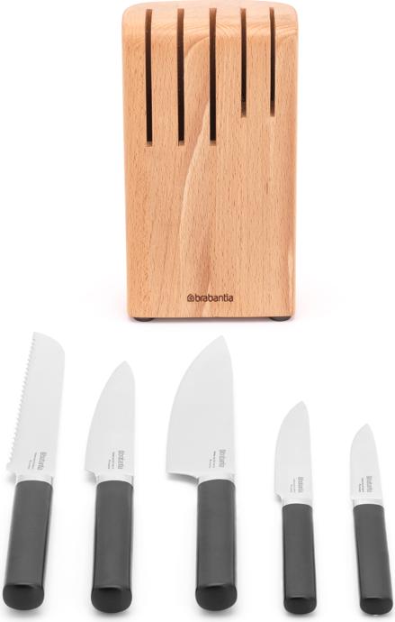 Produktbild Brabantia Messerblock bestückt hellbraun