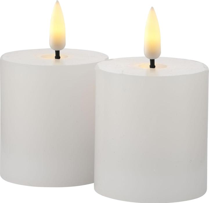 Image du produit Sirius Bougie LED Sille Mini 5.4 cm x 6.5 cm, Blanc (2 x)