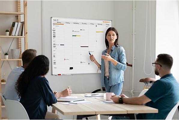 Image du produit eurokraft basic Agenda hebdomadaire, neutre (900 x 600 mm)