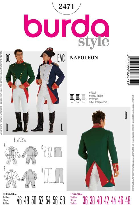 Produktbild Schnittmuster Napoleon
