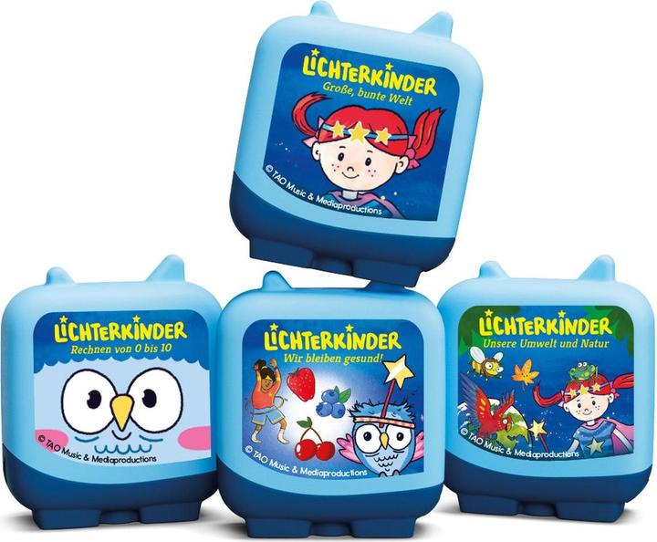 Actual product image Tonies Clever Tonie children with lights - learning with Liki & Lumi set of 4 (German)
