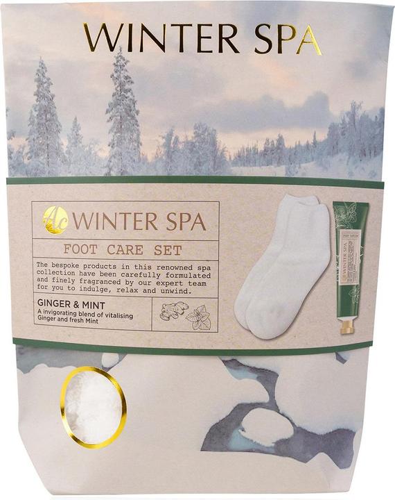 Accentra Pflegeset für die Füsse WINTER SPA in Geschenkverpackung, mit Kuschelsocken (60 ml)