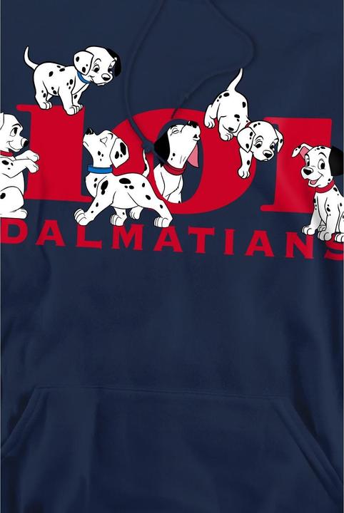 Actual product image 101 Dalmatians Mens Puppies Hoodie (L)