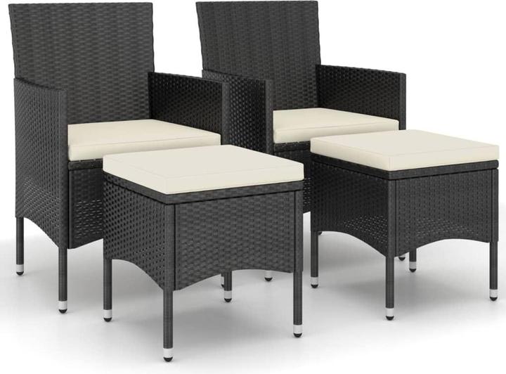 Produktbild VidaXL Gartenstuhl und Hocker