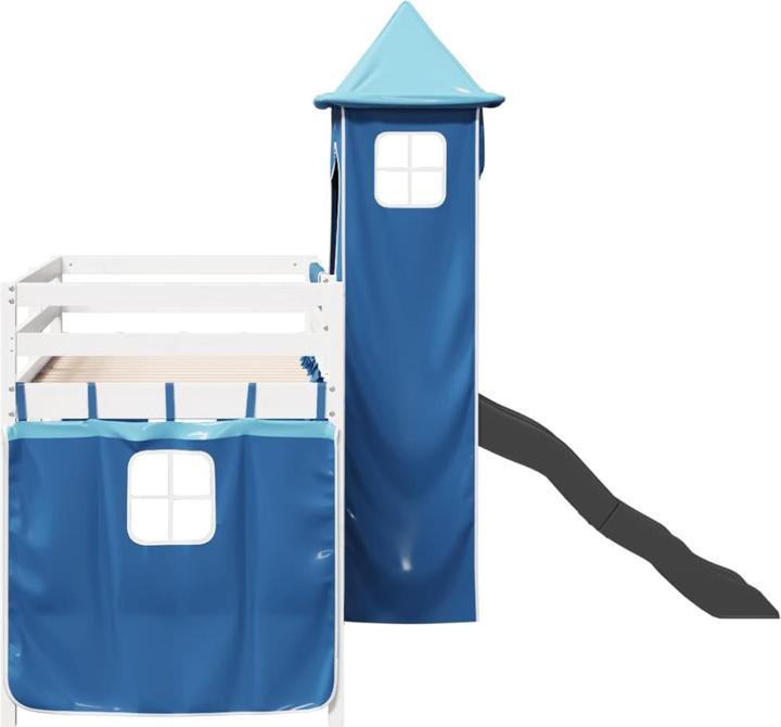 Image du produit VidaXL Lit superposé pour enfant avec tour (80 x 200 cm)