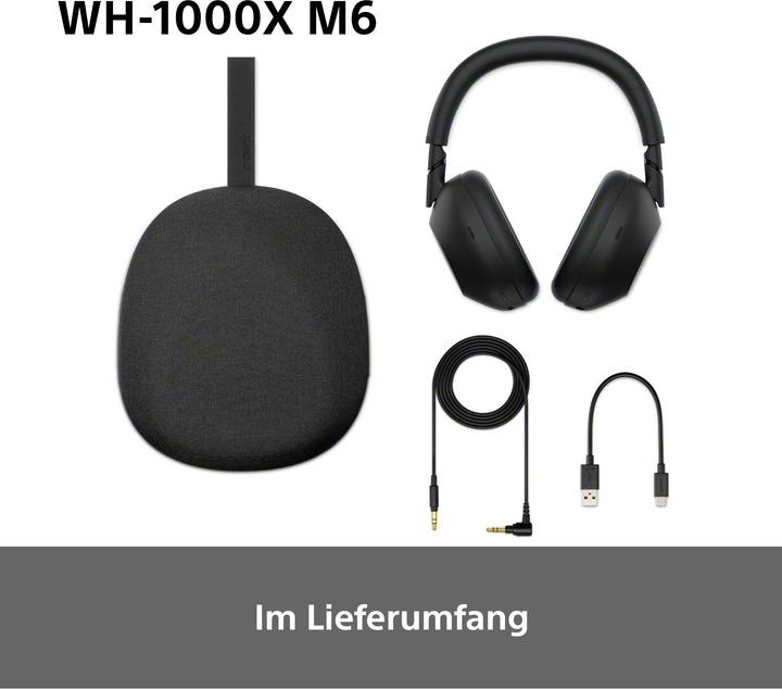 Actual product image Sony WH-1000XM6 (30 h, Wireless, Cable)