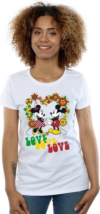 Produktbild Disney Mickey And Minnie Mouse Hippie Love TShirt (S)