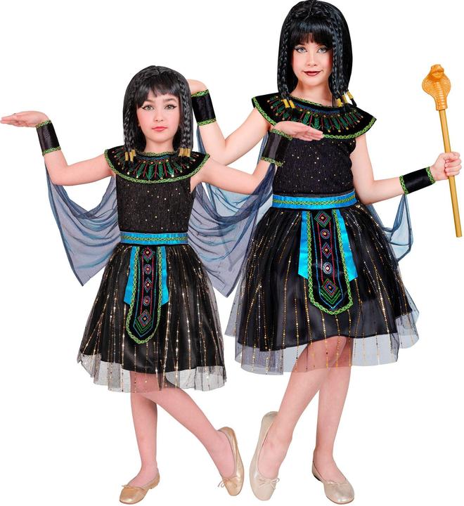 Image du produit Widmann ÄGYPTISCHE HERRSCHERIN (Kleid mit Armstulpen und Umhang), 116 cm / 4-5 Years (116)