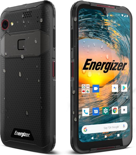 Actual product image Energizer H620S 4G BLACK IP69 (64 GB, Black, 6.20", Hybrid Dual SIM, 48 Mpx, 4G)