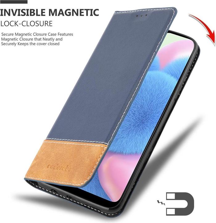 Productafbeelding Cadorabo X-Wallet hoes voor kunstleer pak (Samsung Galaxy A30, Samsung Galaxy A50)