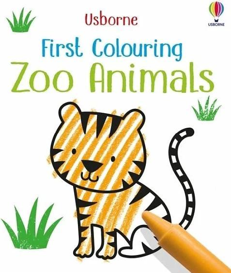 Immagine prodotto Animali dello zoo da colorare per la prima volta (Inglese, Jenny Brown, Kirsteen Robson)
