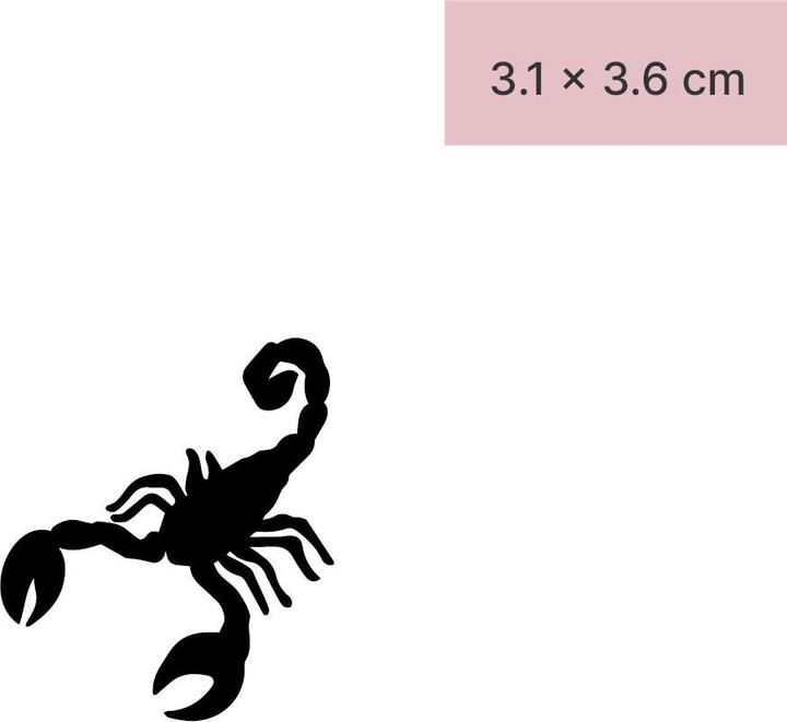 Produktbild minink Temporäres Tattoo – Skorpion