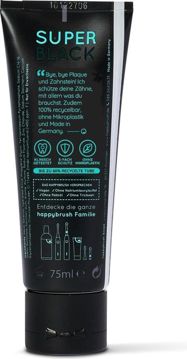 Produktbild happybrush SuperBlack (75 ml)