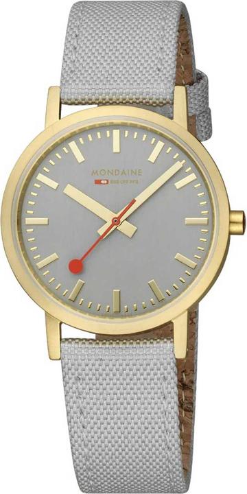 Mondaine Classic - von der Natur inspiriert - Ip Gold (Analoguhr, 36 mm)