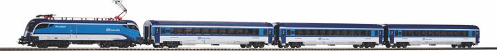 Image du produit Piko Coffret de départ locomotive électrique Railjet CD voie A avec ballast (Piste H0)