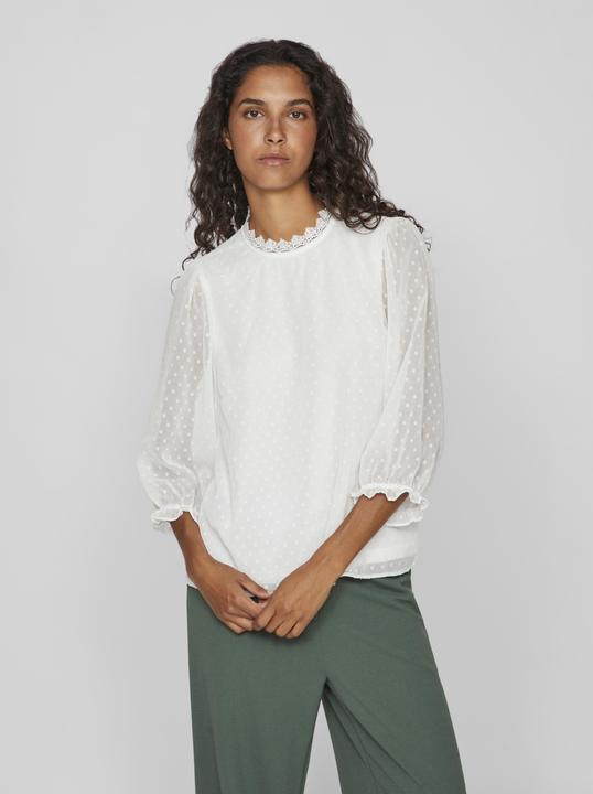 Actual product image Vila Dotted top with 3/4-length sleeves (38)