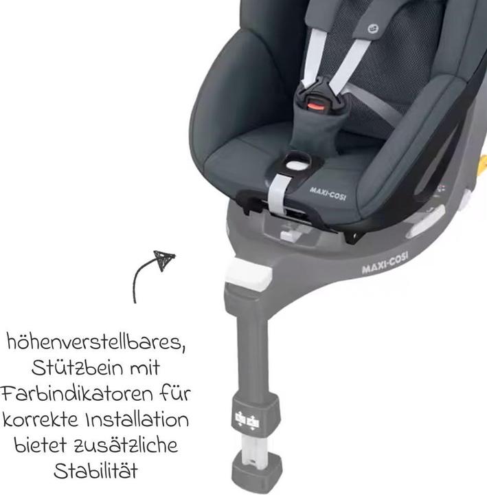 Produktbild Maxi-Cosi Reboarder Reboarder-Kindersitz Pearl 360 drehbar ab (Reboarder, ECE R129/i-Size Norm)