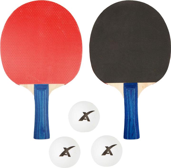 Adrenix Tischtennis-Set 2 Schläger & 3 Bälle in Tasche (5 Stk.)