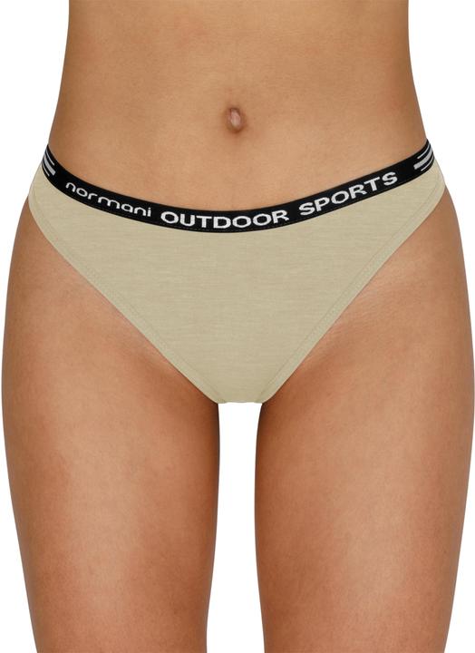 Actual product image Normani 2-pack ladies merino thong "Dubbo" - 8551 (XXL, Single pack)
