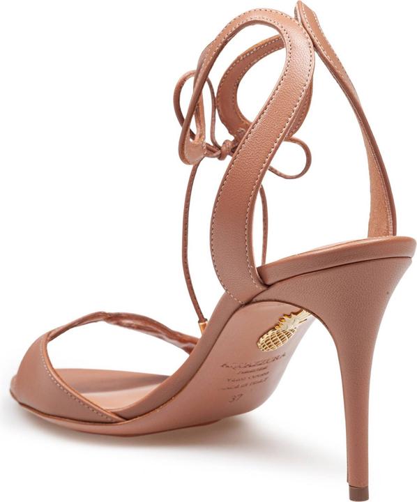 Produktbild Aquazzura Aquazzurra tessa 85 leather sandal in nude color (40)