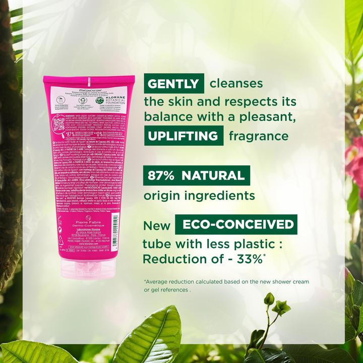 Image du produit Klorane Gel douche à la feuille de figuier (200 ml)