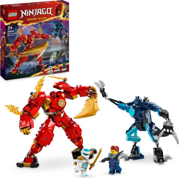 Actual product image LEGO 71808 Kais Fire Mech (71808, LEGO Ninjago)